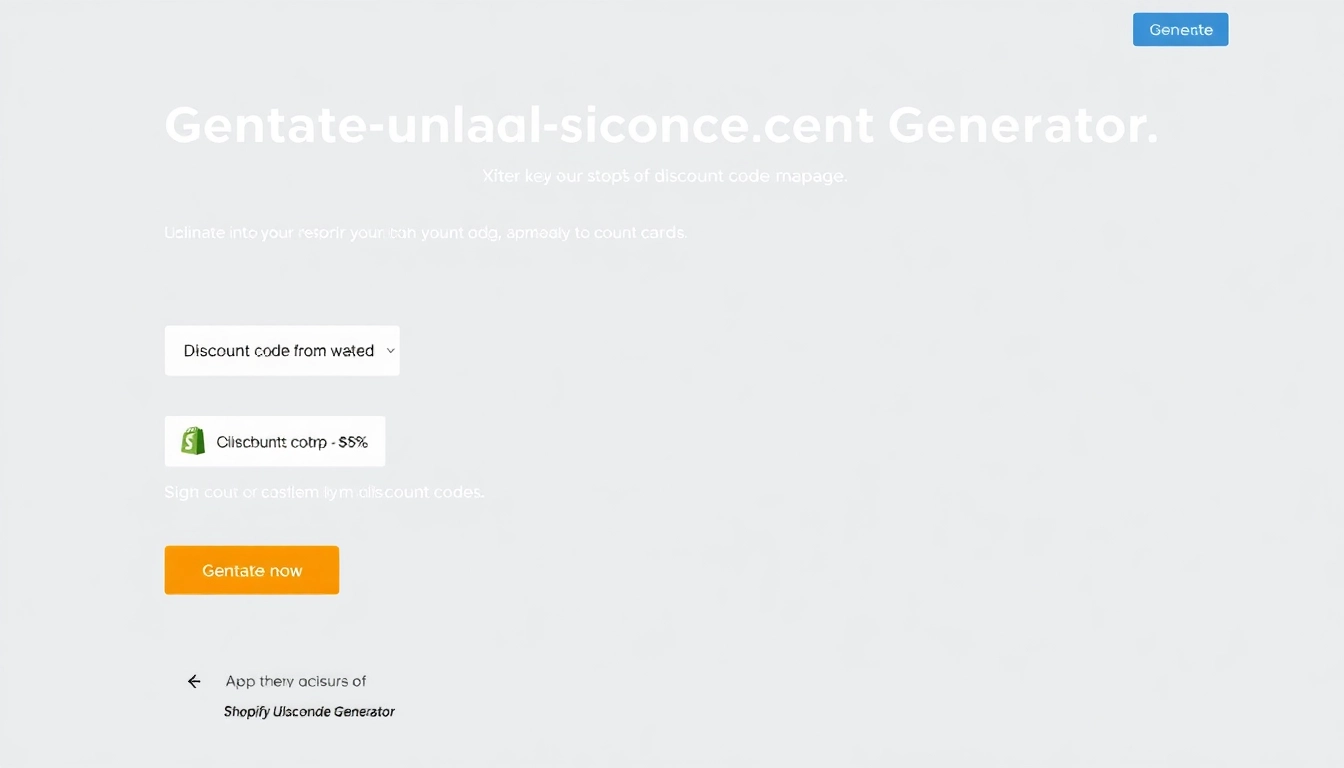 Creating discount codes effortlessly using the Shopify bulk discount code generator with a vibrant software interface.