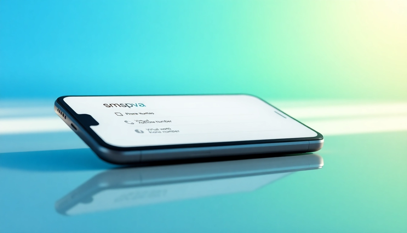 Using smspva to receive SMS codes on a modern smartphone interface.