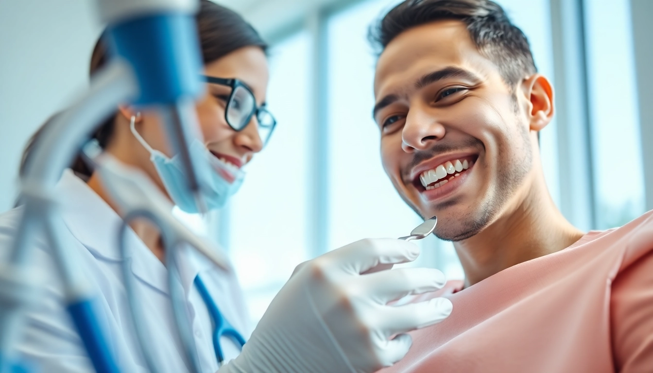 Conduct checkups with a professional dentist in a clean, bright dental office.