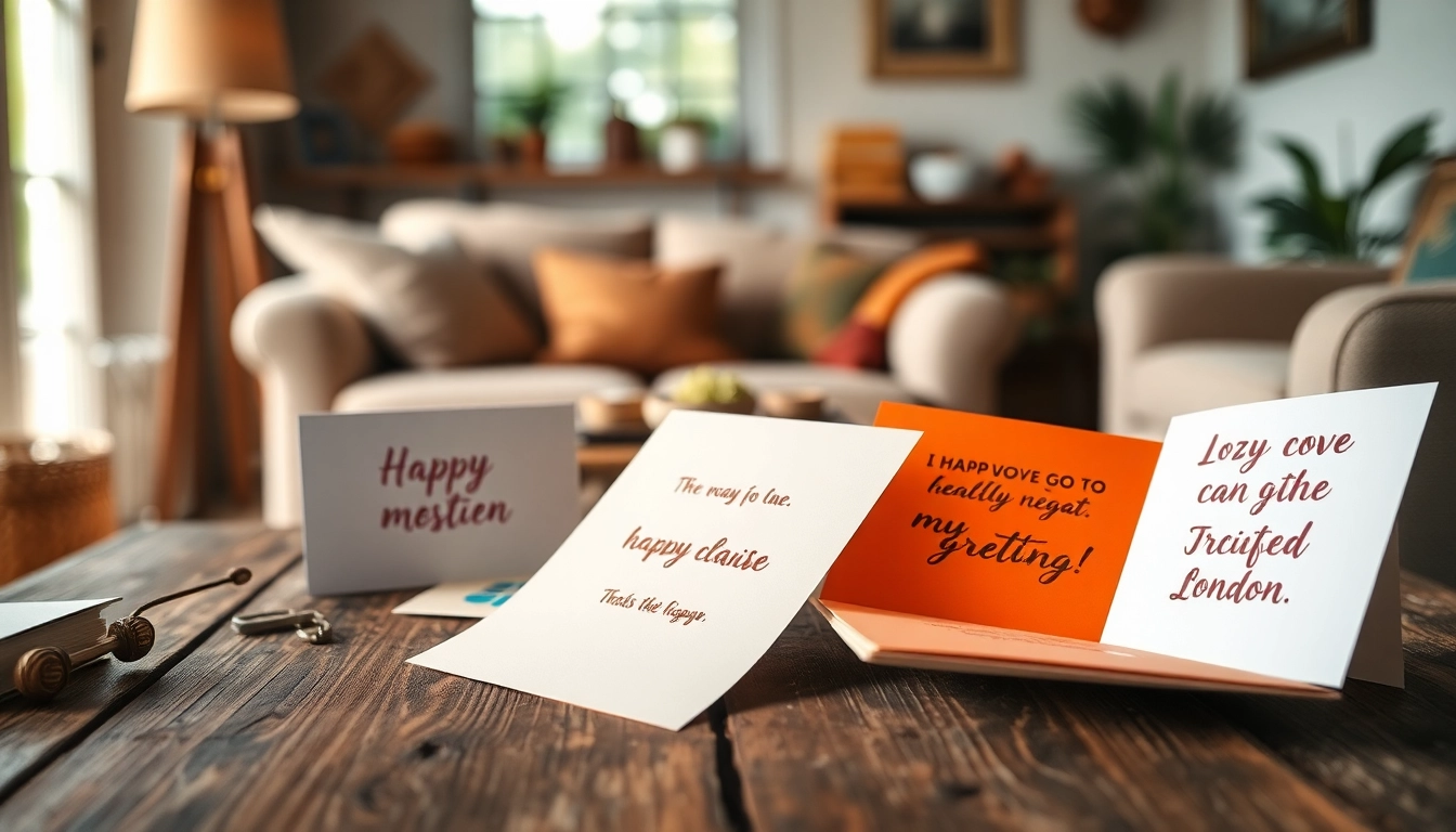 Sending Unique Greeting Cards in London for Every Occasion