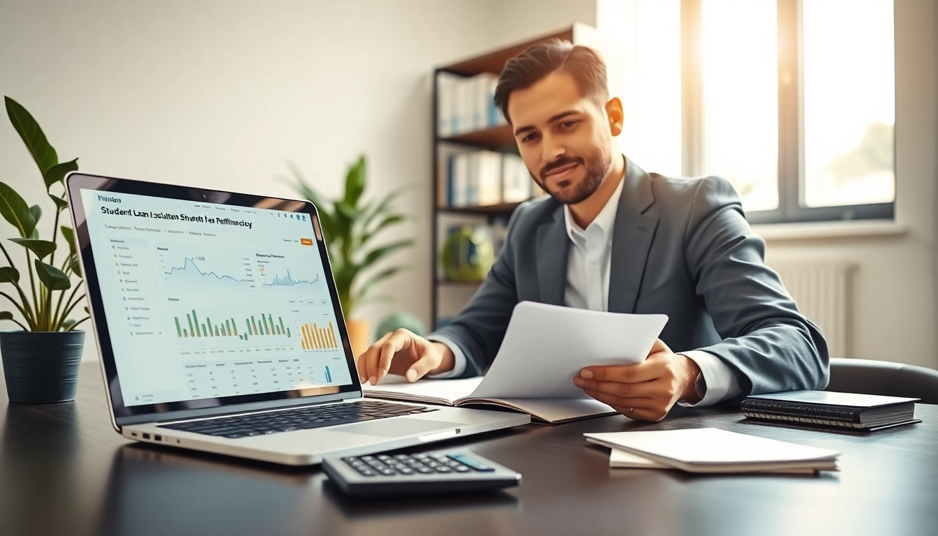 Discovering the earnest student loan code for better refinancing options in a modern office.