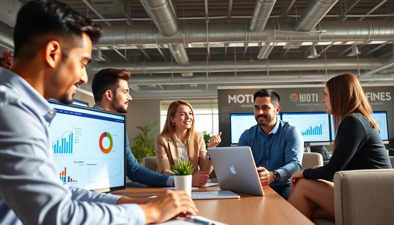 Boost your business with Edmonton SEO strategies by a professional team in action.